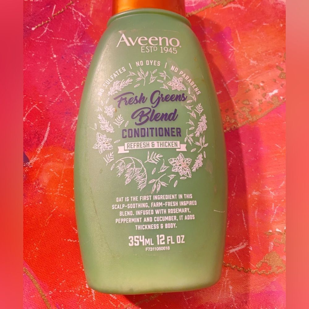 🛍️Aveeno Fresh Greens Blend Refresh And Thicken Conditioner , 12 fl oz💥